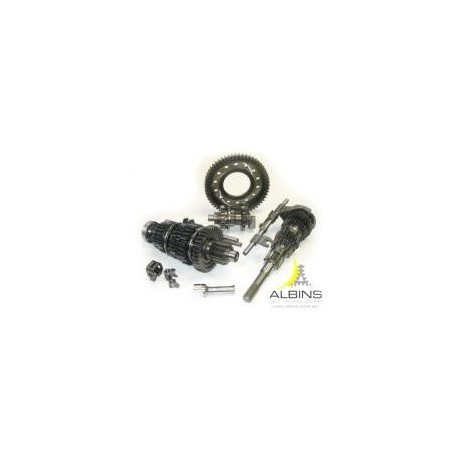 Pignonnerie 5 vitesses taille droite crabot + couple taille droite, MITSUBISHI EVO 10