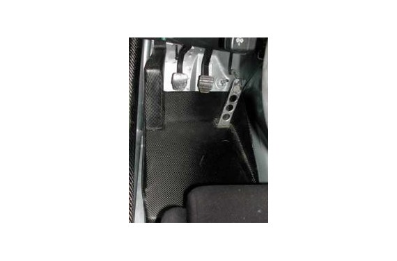 BMW 318 repose pied pilote - carbone -