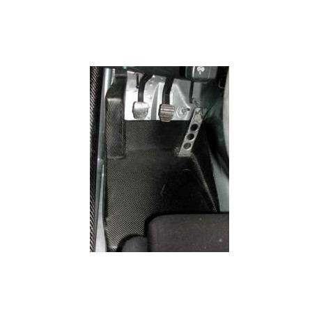 BMW 318 repose pied pilote - carbone -