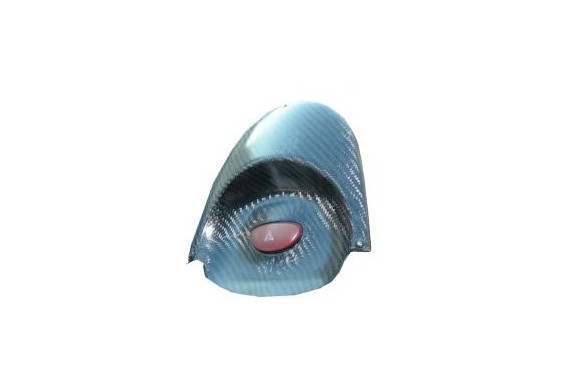 206 Console centrale superieure warning carbone 