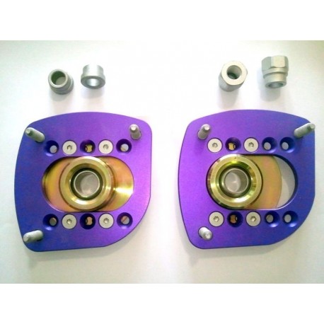 Coupelles d'amortisseur rotulé reglable (carrossage) pour 106 / Saxo