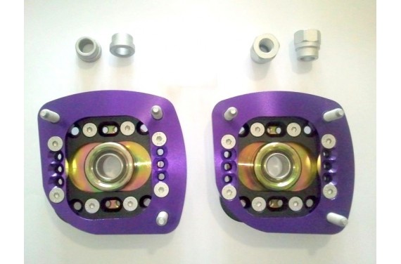 Coupelles d'amortisseur rotulé reglable (carrossage et chasse) pour 106 / Saxo