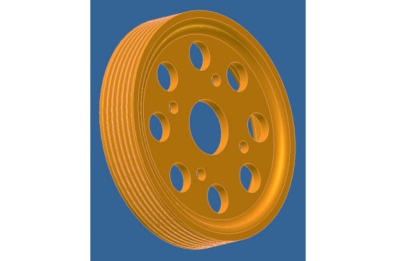 Poulie de DA, en aluminium sur mesure pour Clio V6