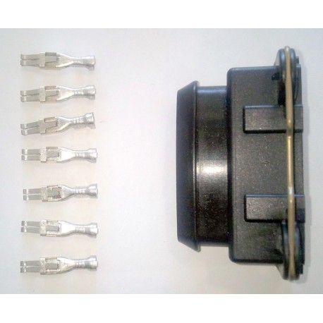 Connecteur AMP femelle noir 7 voies