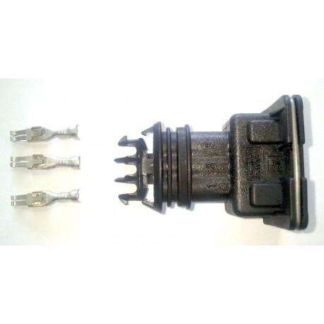 Connecteur AMP femelle noir 3 voies