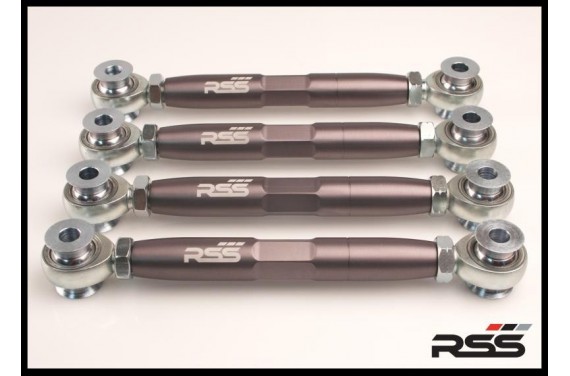 Biellettes réglables RSS de pivots arrières PORSCHE 996/997 TURBO, GT2, GT2RS, GT3 & GT3RS