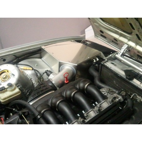 Boîte à air aluminium sur mesure MK6 filtre à air GREEN, réalisation sur votre véhicule dans notre atelier F-91940 LES ULIS