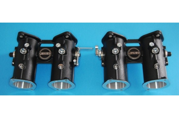 Papillons double corps bride type DCOE (la paire)