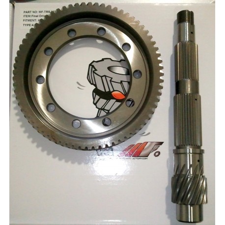 Couple court (4.928) pour Honda B16A Y1/S1 Cable