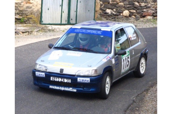 Aile avant gauche fibre PEUGEOT 106 XSI/RALLYE PHASE 1