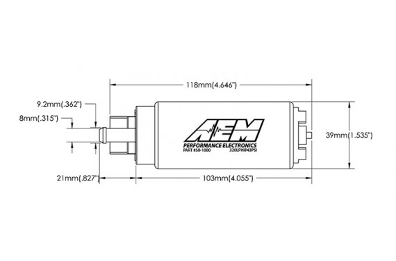 Pompe à essence interne AEM 320L/H