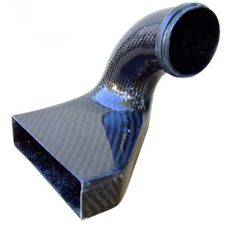 Ecope prise air carbone AC SPORT pour boîte à air d'origine PEUGEOT 206 S16 1.6