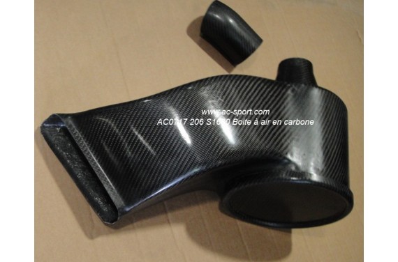 Boîte à air carbone AC SPORT PEUGEOT 206 S16 1.6
