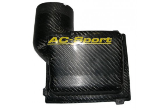 Courvercle carbone AC SPORT pour boîte à air origine PEUGEOT 206 F2000 avec admission 4 papillons