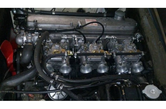 Tringlerie de commande de carburateur pour 6 cylindres, montage WEBER DCOE