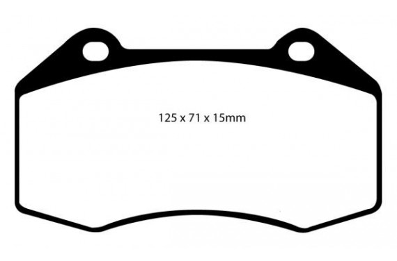 Plaquettes de frein Pagid RS29 Megane 2 RS