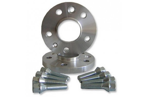 Elargisseur de voie 16 mm Renault 4 x100 + boulonnerie longue renault