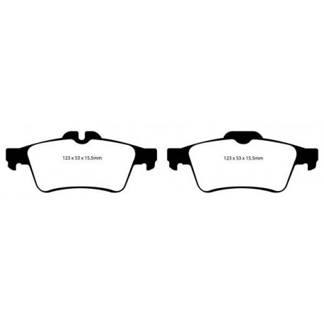 Plaquettes de frein arrière EBC Bleu, Opel GT 2.0 Turbo