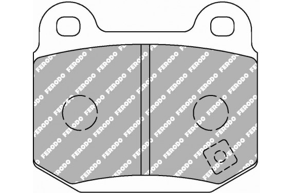 Plaquette FERODO DS300 pour subaru impreza STi 2.0 EJ20 (etrier brembo