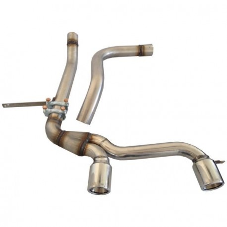 Silencieux tube inox pour Megane 2 RS (04-09)