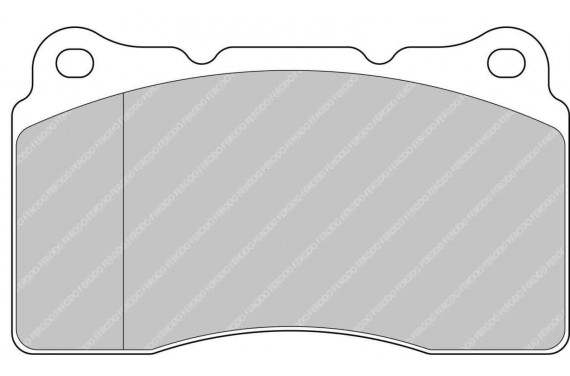 Plaquette de frein avant FERODO DS UNO pour Megane 3 RS