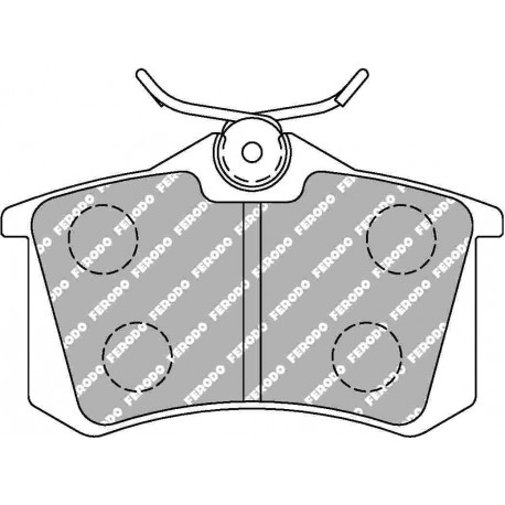 Plaquette de frein avant FERODO DS UNO pour Megane 3 RS