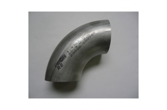 Coude inox D63.5mm x1.5mm
