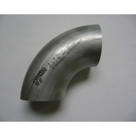 Coude inox D63.5mm x1.5mm
