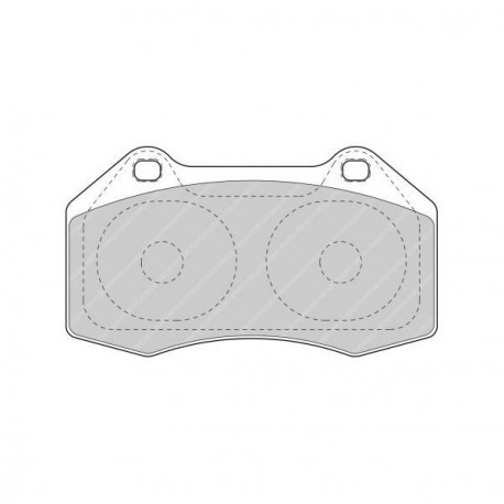 Plaquette de frein avant FERODO DS UNO pour Megane 2 RS