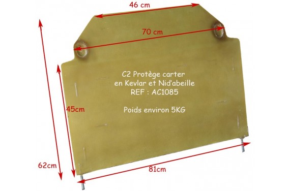 Protege carter Kevlar pour citroen C2.