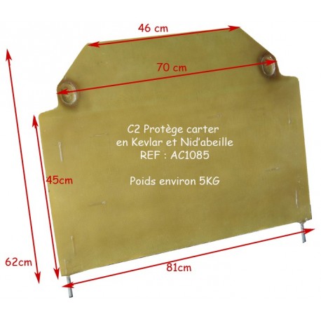Protege carter Kevlar pour citroen C2.