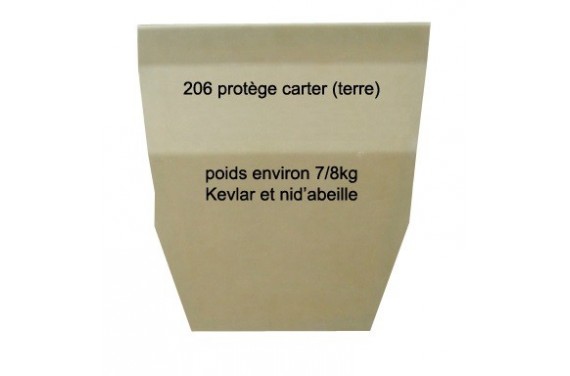 Protège carter Kevlar pour 206 Terre (Grand modèle