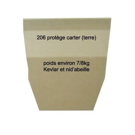 Protège carter Kevlar pour 206 Terre (Grand modèle