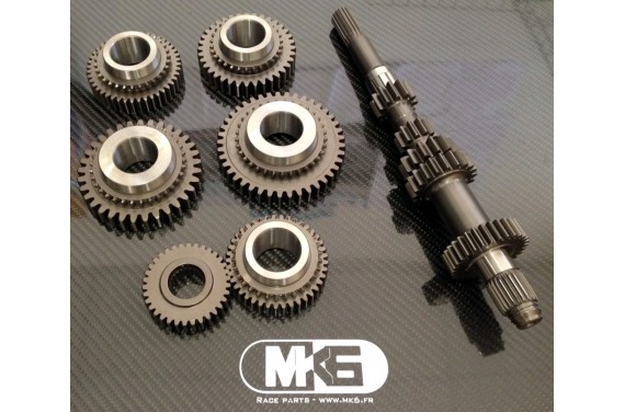 Pignonnerie courte synchro, taille droite  Gr.N / A - Peugeot 106 Saxo  C2 Ax  boite MA