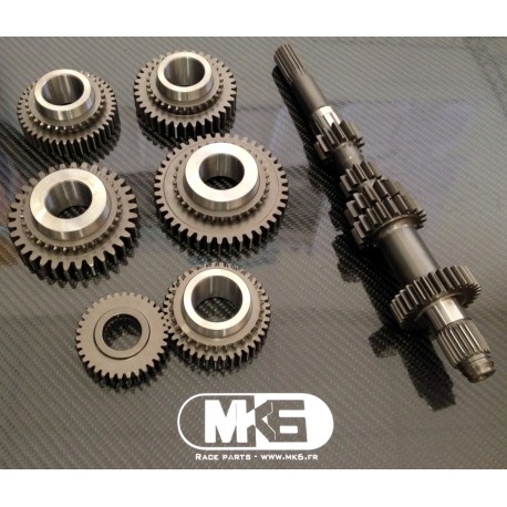 Pignonnerie courte synchro, taille droite  Gr.N / A - Peugeot 106 Saxo  C2 Ax  boite MA