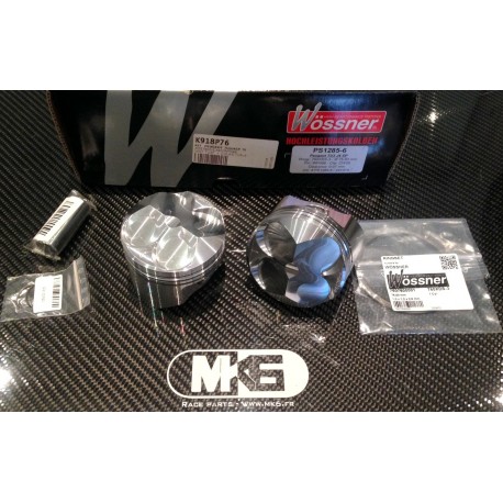 Pistons forgés WÖSSNER CITROEN AX 1.4 culasse S16 RV:12.4 moteur TU3J2 / 3F