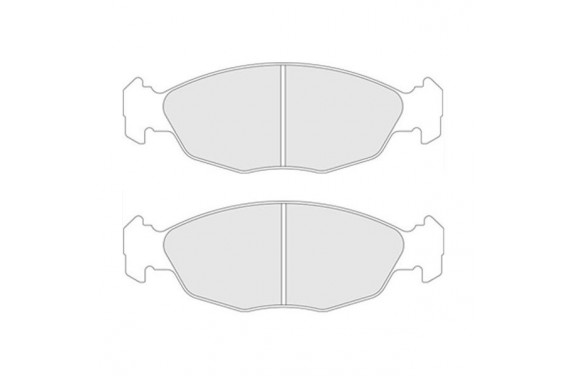 Plaquettes de frein avant Carbone lorraine RC6 106S16 Saxo VTS