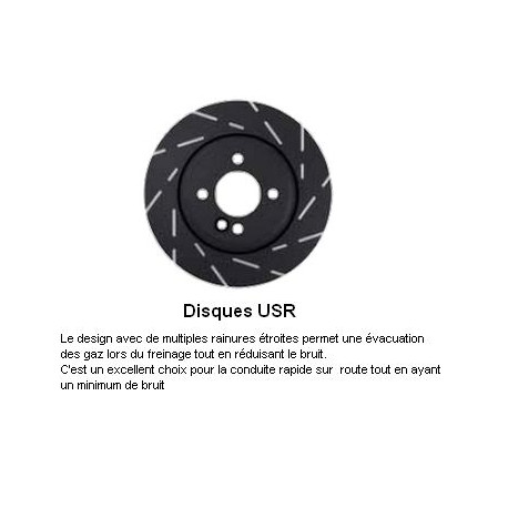 Disques de frein EBC Rainuré AV ou AR pour Opel speedster 2.2 et 2L turbo