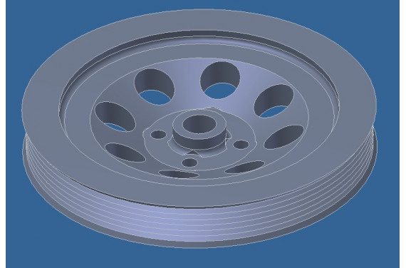 Poulie de vilebrequin sur mesure
