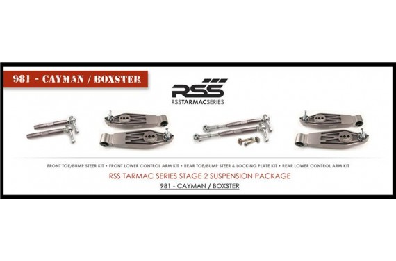 Pack chassis stage 2 pour Porsche Cayman Boxter (981,982, 718)