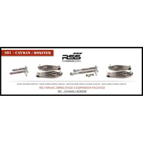 Pack chassis stage 2 pour Porsche Cayman Boxter (981,982, 718)