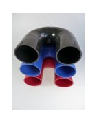 Durite silicone 180°